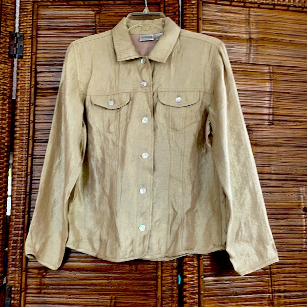 Chicos long sleeve short